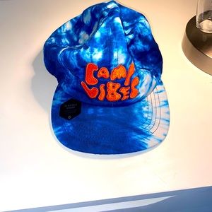 Poler | Camp Vibes | tie dye snap back baseball cap | new without tags